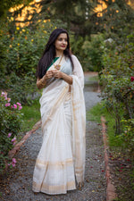 Load image into Gallery viewer, Shwet Cotton Silk Saree
