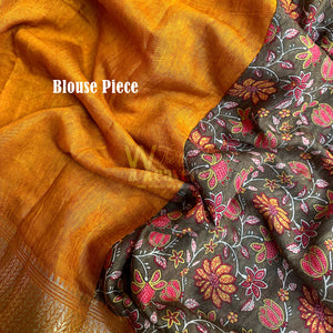 Aadya Printed Maheshwari Border Saree