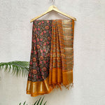 Load image into Gallery viewer, Aadya Printed Maheshwari Border Saree
