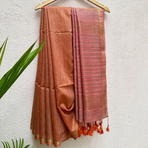 Cotton Bamboo Saree: Embrace Luxurious Comfort and Dual-Colored Glamour –  The Thread Weavers