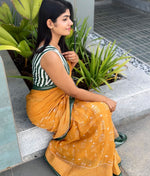 Load image into Gallery viewer, Bird of Paradise Cotton Saree
