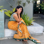 Load image into Gallery viewer, Bird of Paradise Cotton Saree
