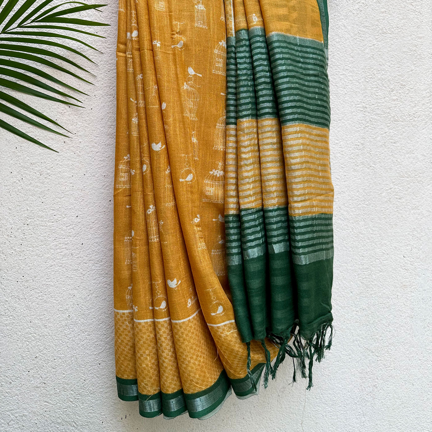 Bird of Paradise Cotton Saree