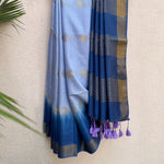 Load image into Gallery viewer, Blue Lagoon Cotton Silk Saree
