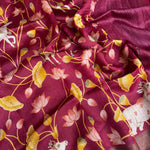 Load image into Gallery viewer, Bridal Pichwai Printed Desi Tussar Silk Saree
