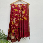 Load image into Gallery viewer, Bridal Pichwai Printed Desi Tussar Silk Saree
