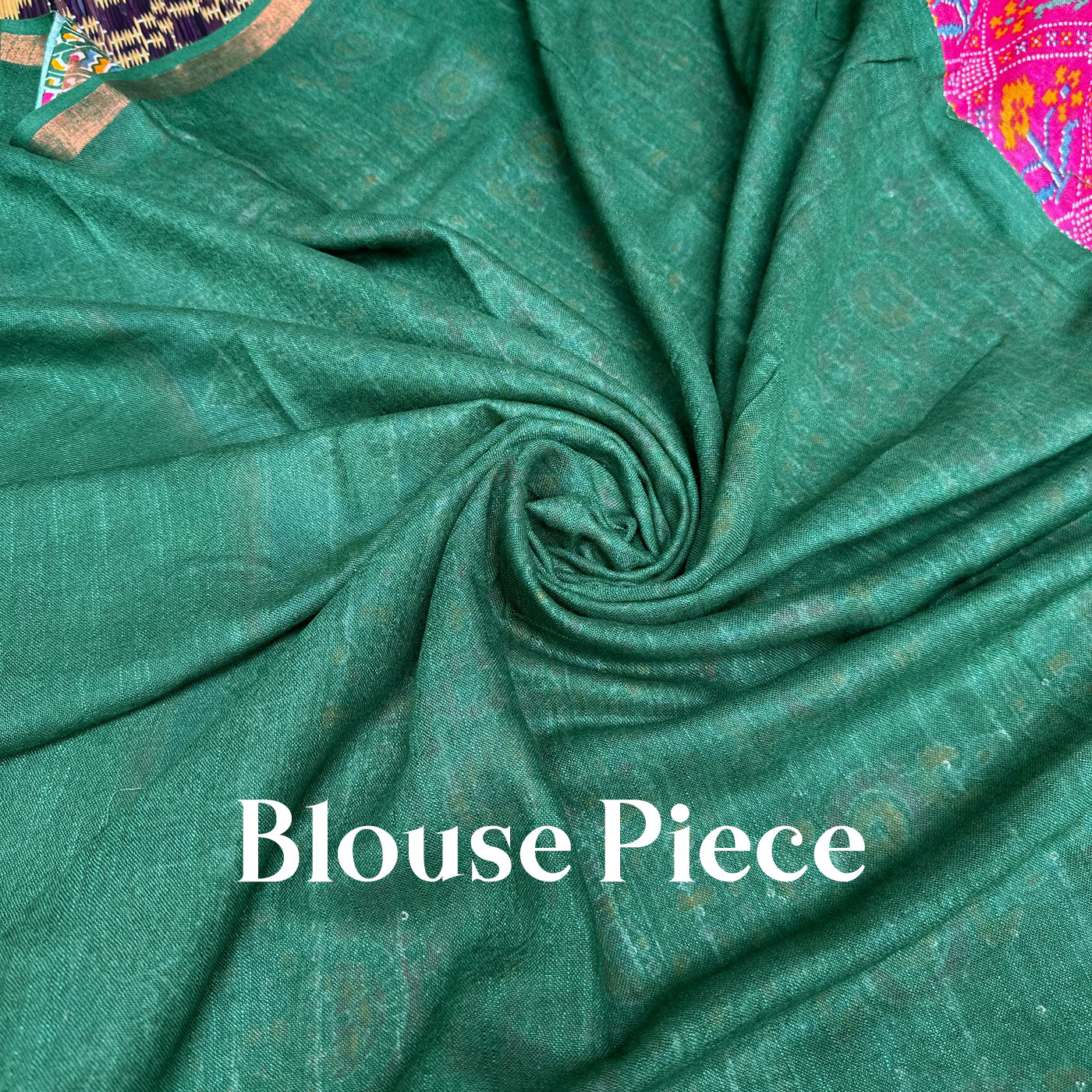 Bright Rose Patola Saree