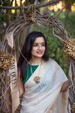 Load image into Gallery viewer, Shwet Cotton Silk Saree
