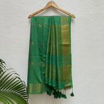 Load image into Gallery viewer, Fairway Cotton Bamboo Silk Saree
