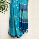 Load image into Gallery viewer, Fly High Free Bird Cotton Saree
