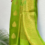 Load image into Gallery viewer, Gulmohar Pure Tussar Silk Saree
