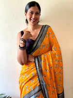 Load image into Gallery viewer, Zebra Cadabra Cotton Saree
