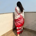 Load image into Gallery viewer, Jingle Bells Cotton Saree
