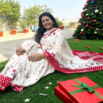 Load image into Gallery viewer, Jingle Bells Cotton Saree
