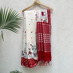 Load image into Gallery viewer, Jingle Bells Cotton Saree
