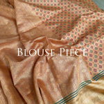 Load image into Gallery viewer, Kaveri Handblock Printed Moonga Silk Saree
