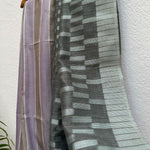 Load image into Gallery viewer, Lilac Breeze Cotton Bamboo Silk Saree
