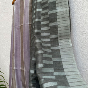 Lilac Breeze Cotton Bamboo Silk Saree