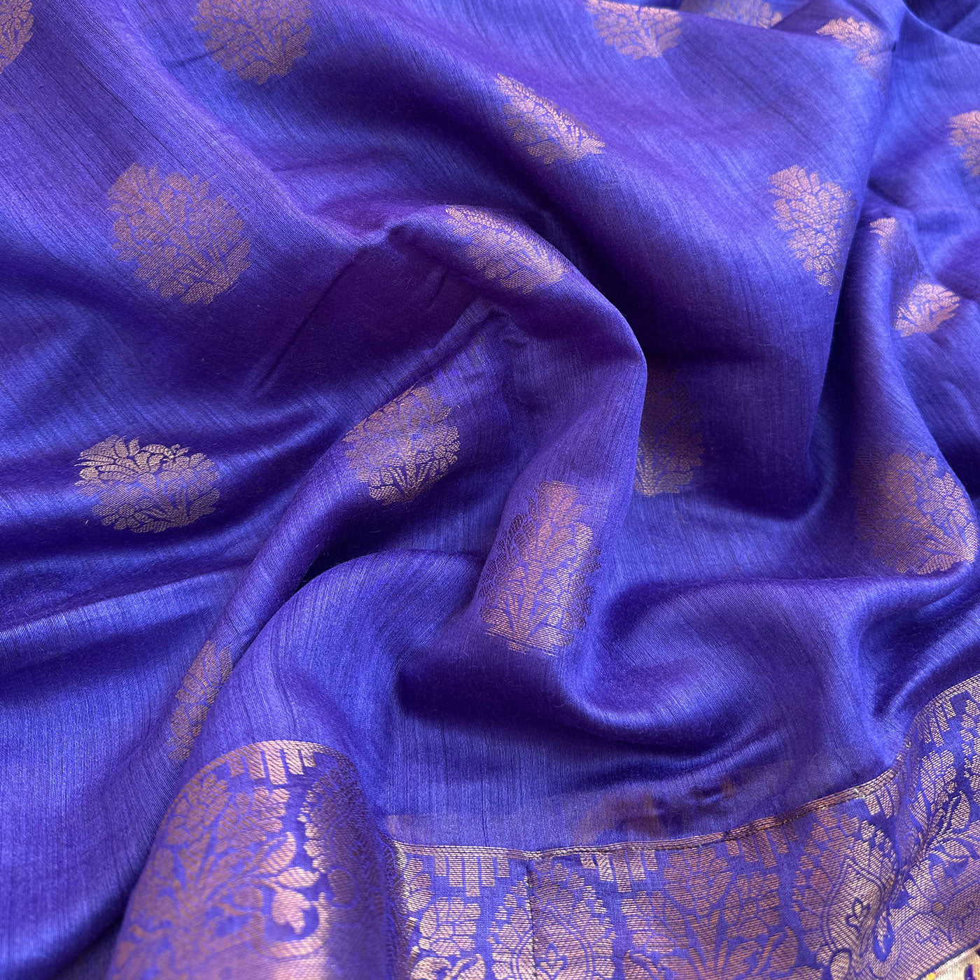 Majestic Tales Pure Tussar Silk Saree