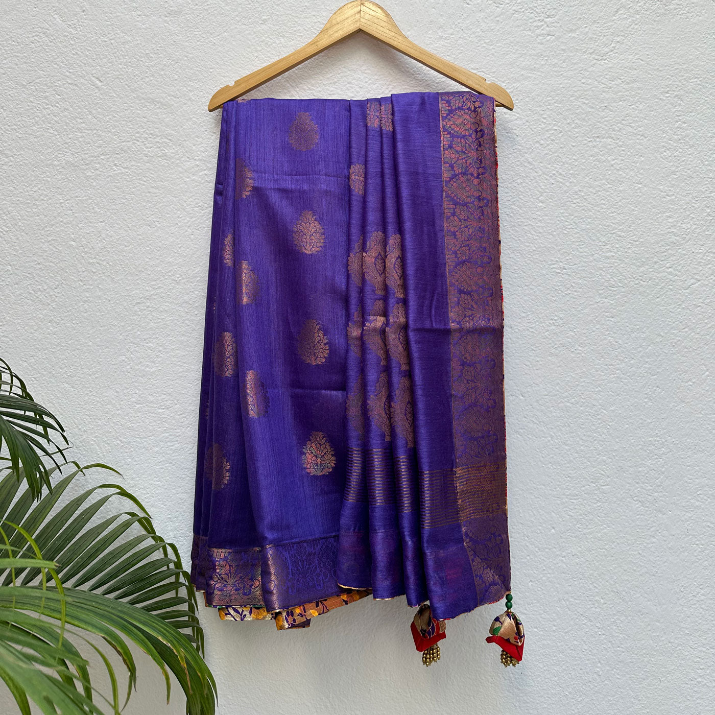 Majestic Tales Pure Tussar Silk Saree