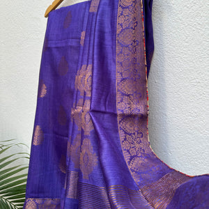 Majestic Tales Pure Tussar Silk Saree