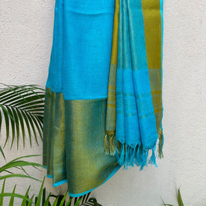 Mukurangi Linen Saree