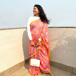 Load image into Gallery viewer, Nerdy Stylish Kitty Cotton Saree
