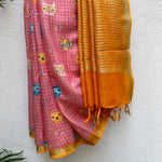 Load image into Gallery viewer, Nerdy Stylish Kitty Cotton Saree
