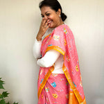 Load image into Gallery viewer, Nerdy Stylish Kitty Cotton Saree
