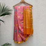 Load image into Gallery viewer, Nerdy Stylish Kitty Cotton Saree
