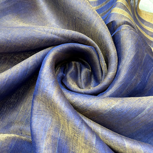 Purple Passion Zari Linen Saree