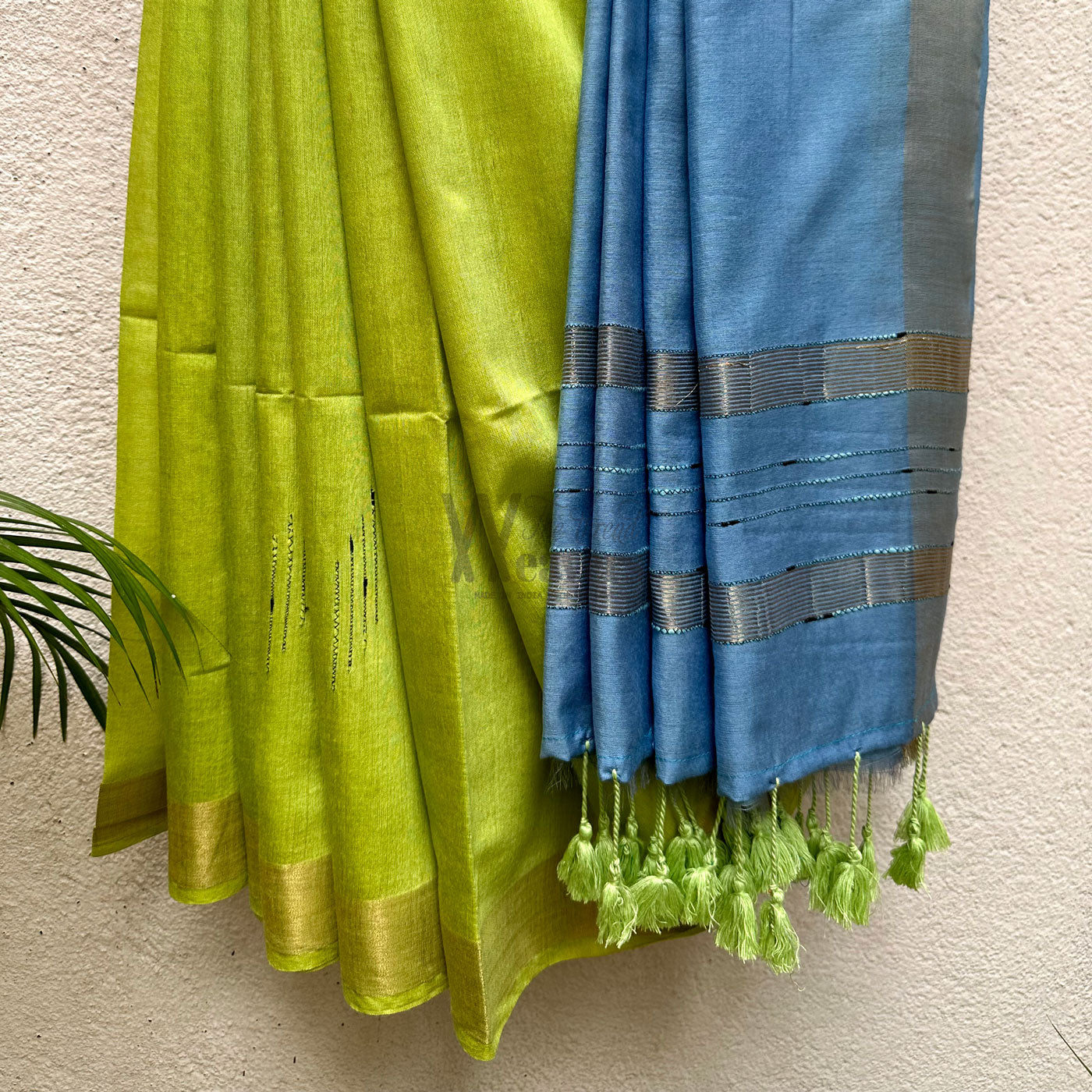 Sulphur Spring Cotton Viscose Saree