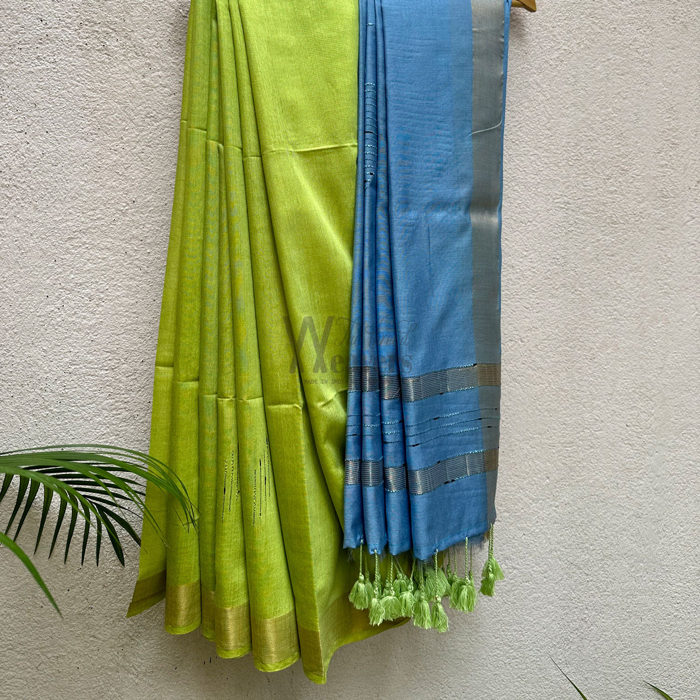 Sulphur Spring Cotton Viscose Saree