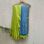 Load image into Gallery viewer, Sulphur Spring Cotton Viscose Saree
