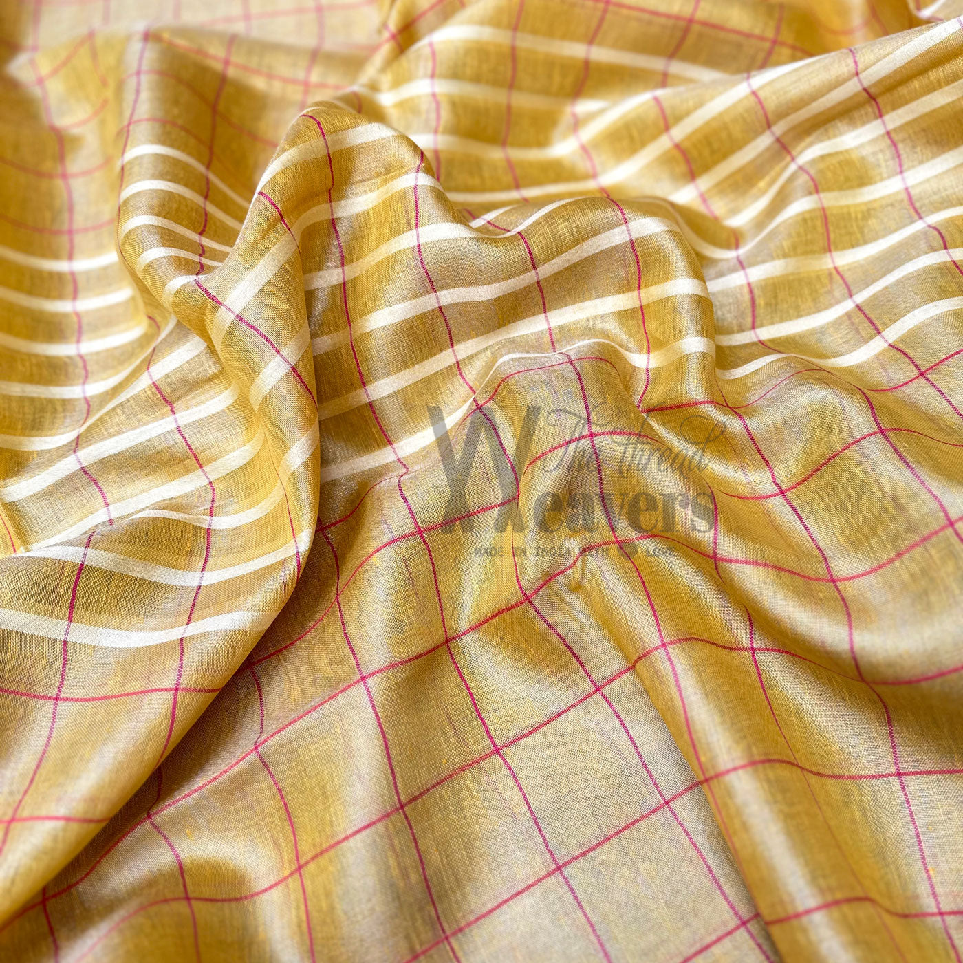 Sweet Manhattan Zari Linen Saree