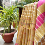 Load image into Gallery viewer, Sweet Manhattan Zari Linen Saree
