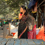 Load image into Gallery viewer, The Goldfish Cotton Saree
