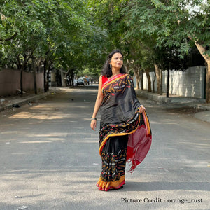 The Goldfish Cotton Saree