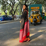 Load image into Gallery viewer, The Goldfish Cotton Saree
