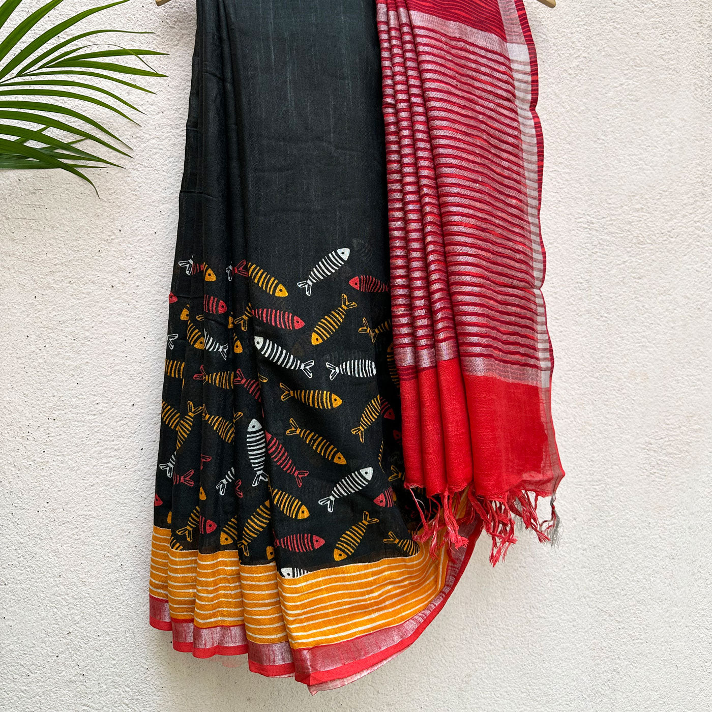 The Goldfish Cotton Saree