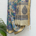 Load image into Gallery viewer, Urja Handblock Printed Moonga Silk Saree
