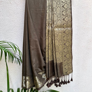 Zoya Jacquard Cotton Silk Saree