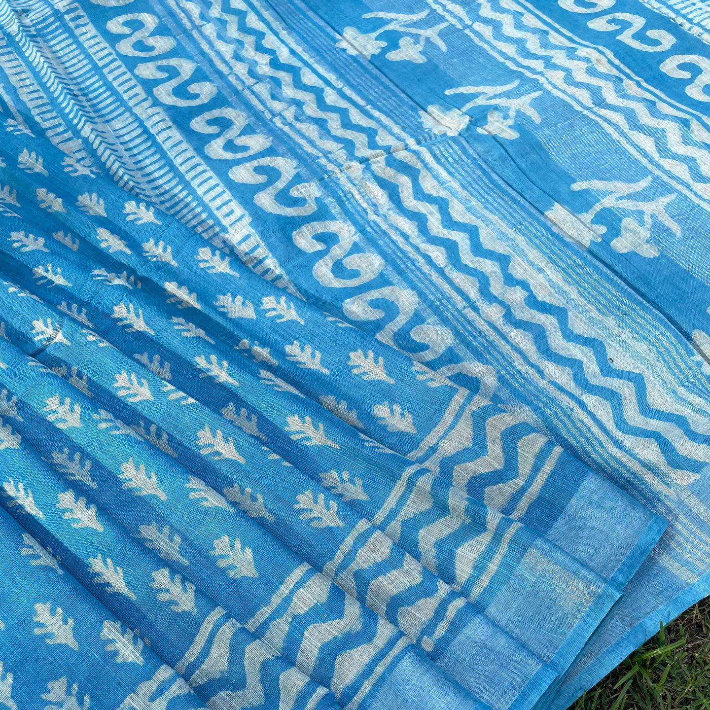 Indigo color dabu daily wear printed saree with price | Cotton saree,  Cotton sarees online, Indigo colour