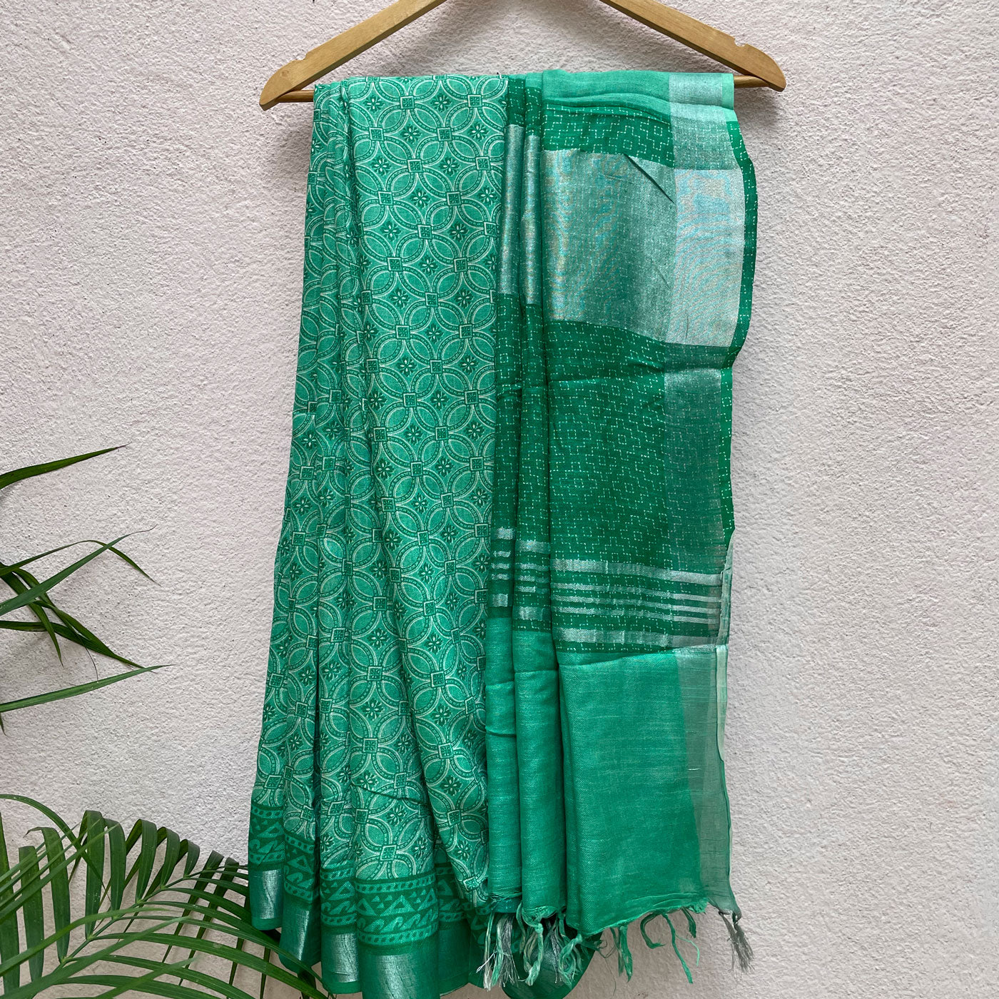 Arcadia Organic Linen Saree