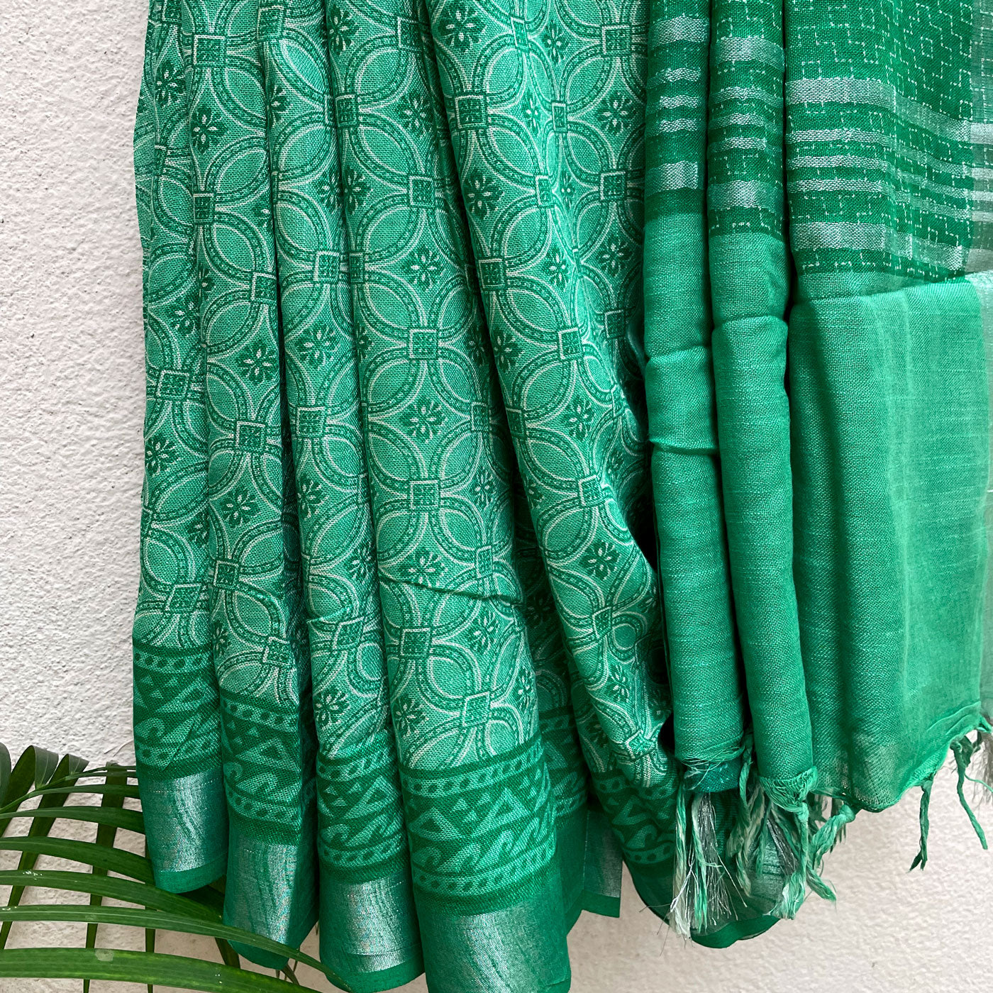 Arcadia Organic Linen Saree