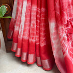 Load image into Gallery viewer, Bitter Sweet Love Shibori Cotton Linen Saree
