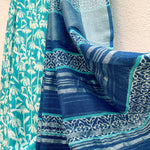 Load image into Gallery viewer, Bluebird Organic Linen Saree
