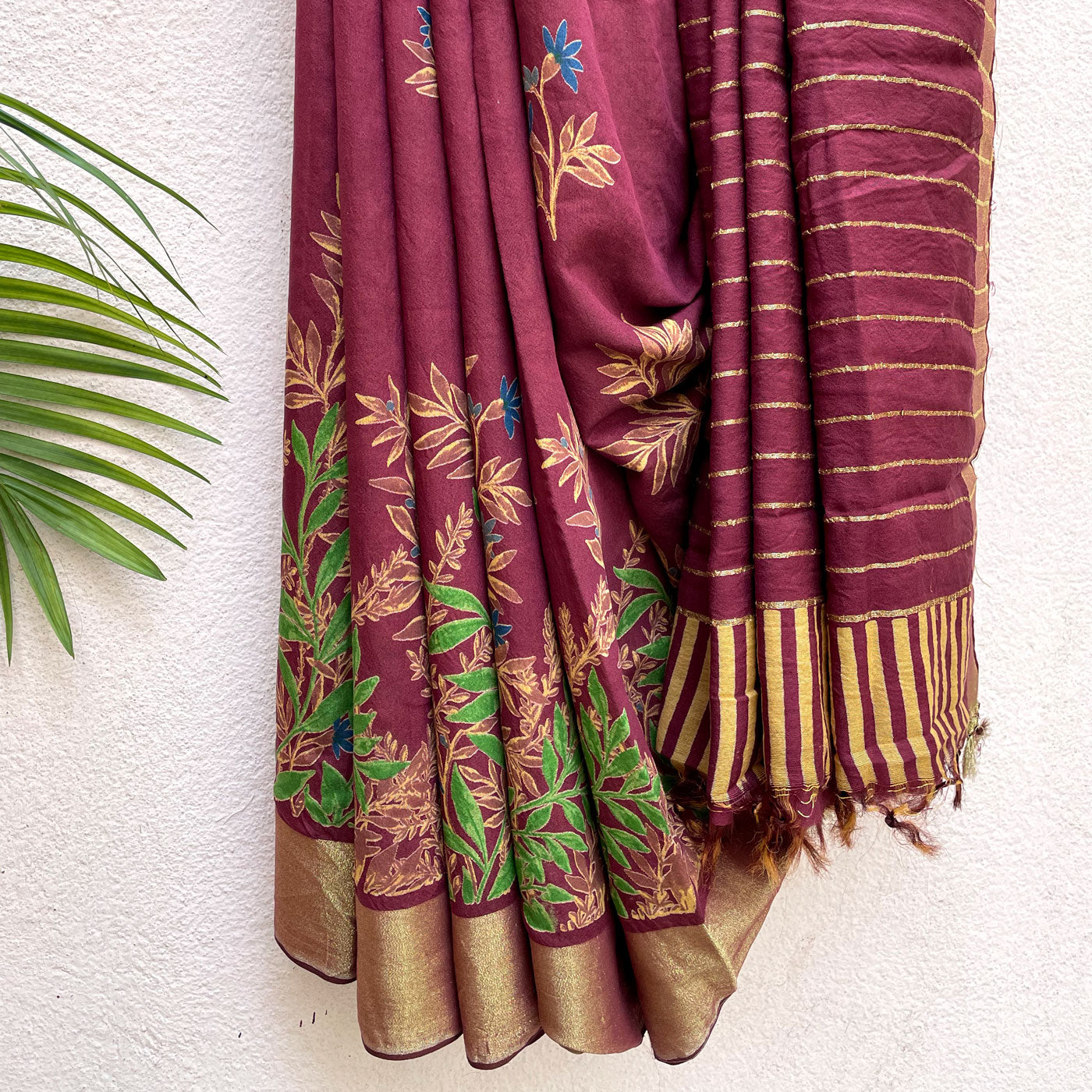 Chilli Pepper Cotton Silk Saree