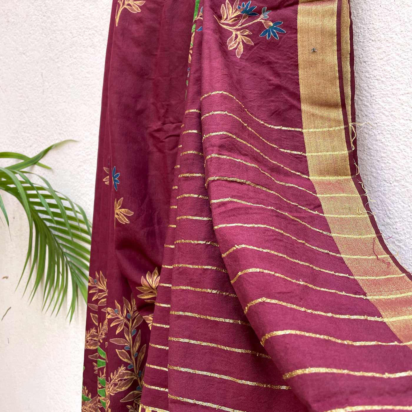 Chilli Pepper Cotton Silk Saree