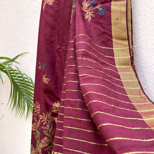 Chilli Pepper Cotton Silk Saree